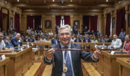 Luis Menor, presidente de la Diputación de Ourense tras 33 años de la familia Baltar al frente