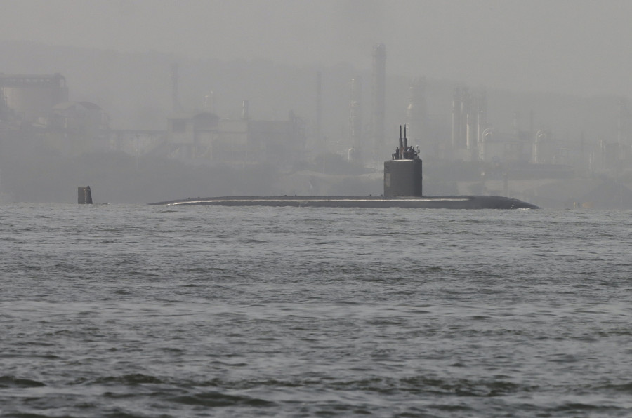 Un submarino estadounidense con armas nucleares llega a Corea del Sur