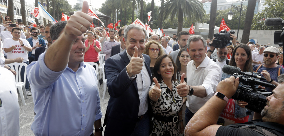 Zapatero, en A Coruña: “Esta es la campaña de la verdad; Feijóo debe rectificar y pedir disculpas”