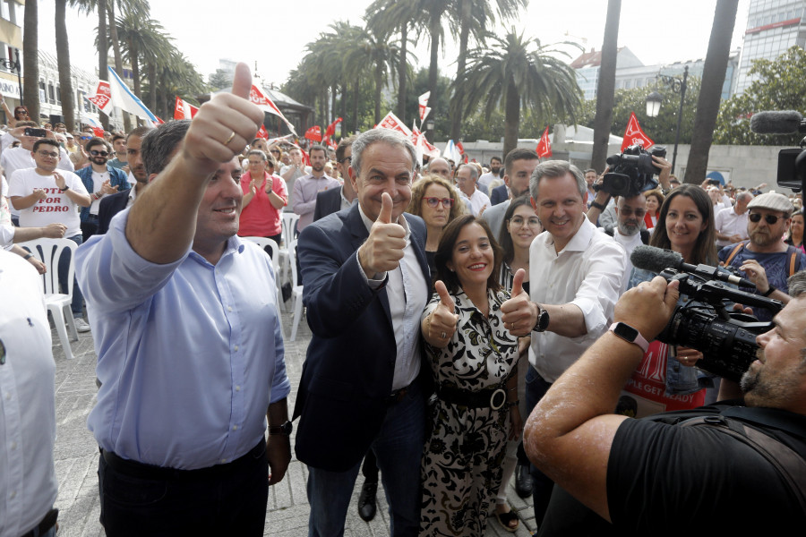 Zapatero, en A Coruña: “Esta es la campaña de la verdad; Feijóo debe rectificar y pedir disculpas”