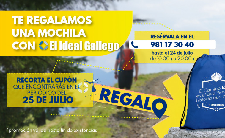 El Ideal Gallego te regala una mochila el 25 de julio