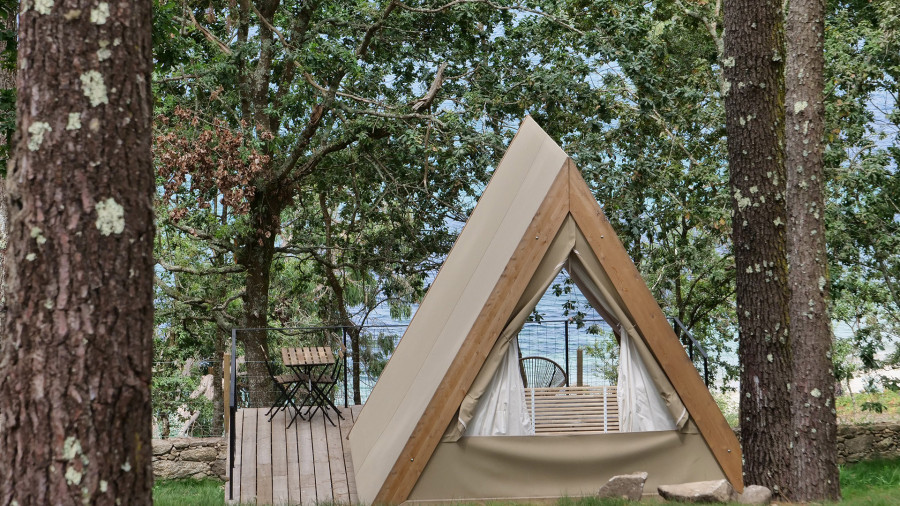 Amaraxe, el nuevo concepto ‘ecoglamping’ en Porto do Son