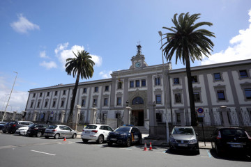 Vista de la fachada de la Audiencia Provincial de A Coruña