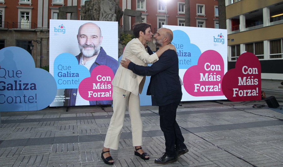 Ana Pontón, en el cierre de campaña en A Coruña: “Votar BNG é votar para que gane Galiza”