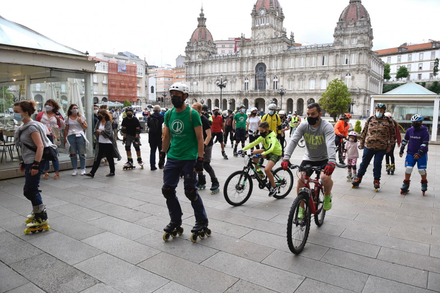 A Coruña acogerá este viernes una nueva edición de la 'Friday Mobility Night' con un recorrido de 18 kilómetros