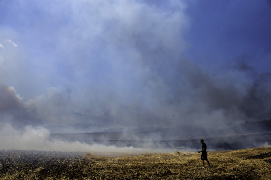 Los bomberos logran contener los principales fuegos forestales en Grecia