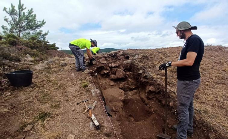 Confirman la existencia de un campamento romano en A Laracha