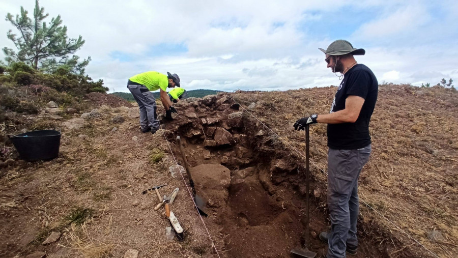 Confirman la existencia de un campamento romano en A Laracha