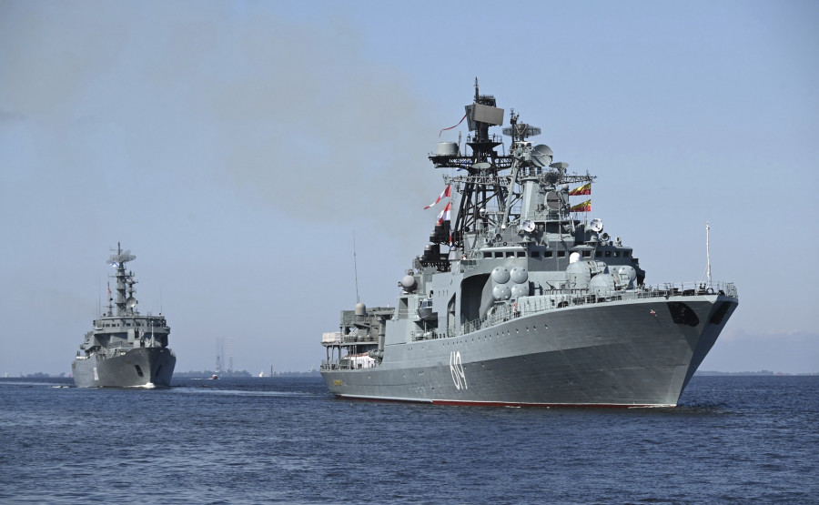La Armada rusa inicia ejercicios en el mar Báltico con más de 30 buques y 6.000 efectivos