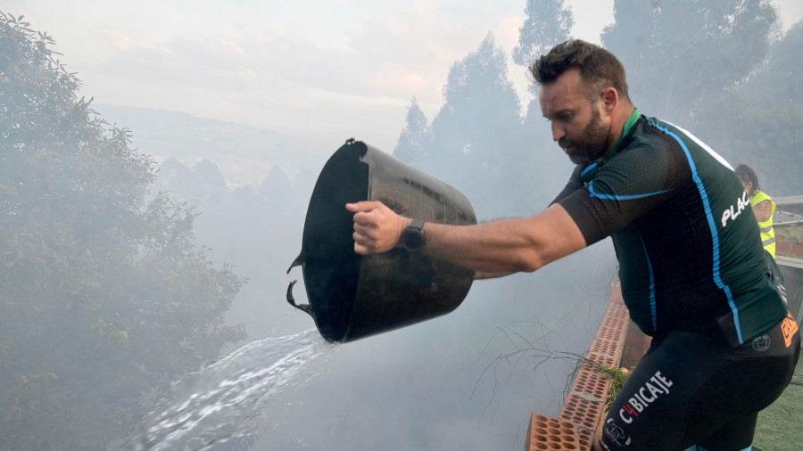 Las familias desalojadas por el incendio de Suevos ya han vuelto a sus casas