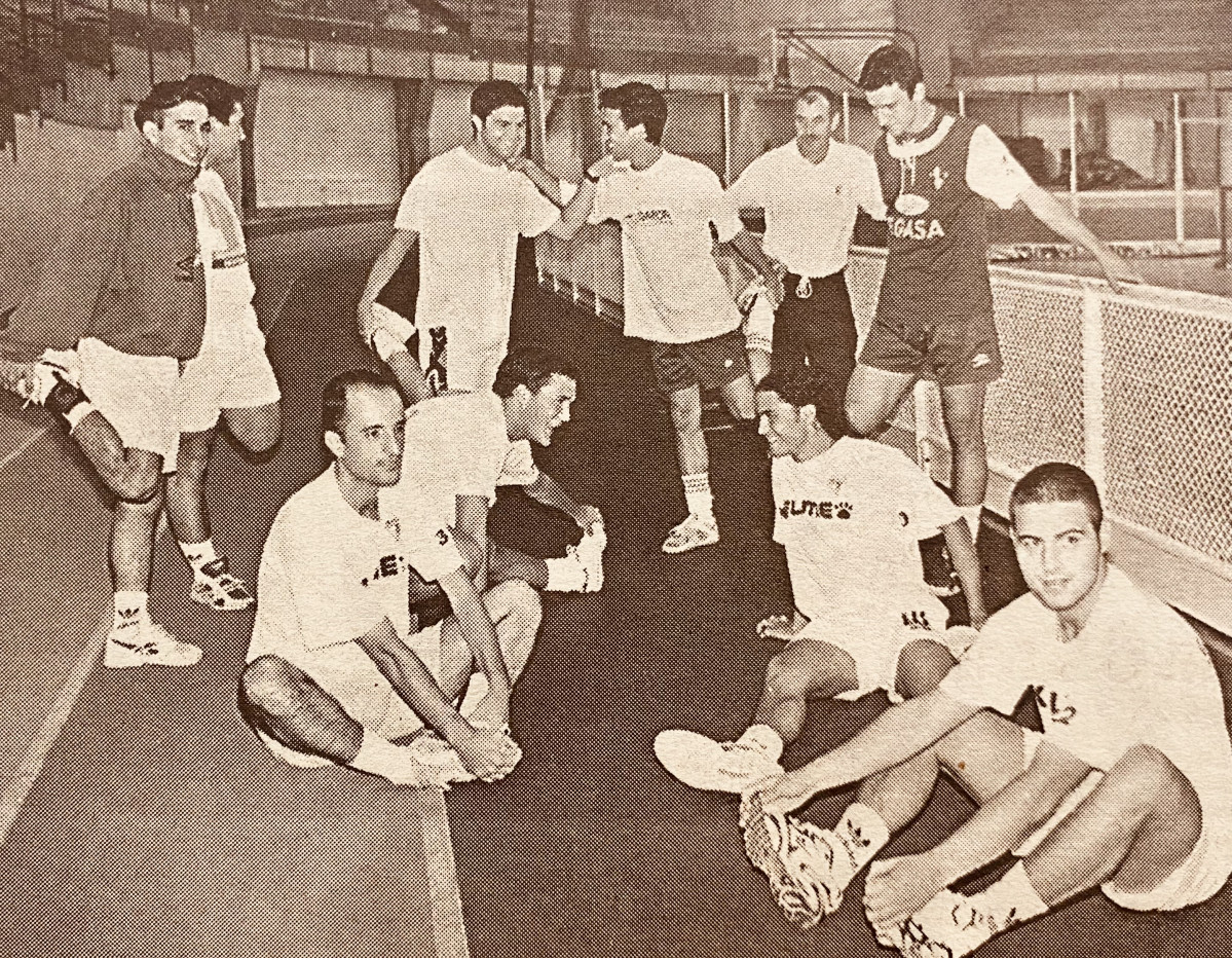 Entrenamiento del Egasa en 1998