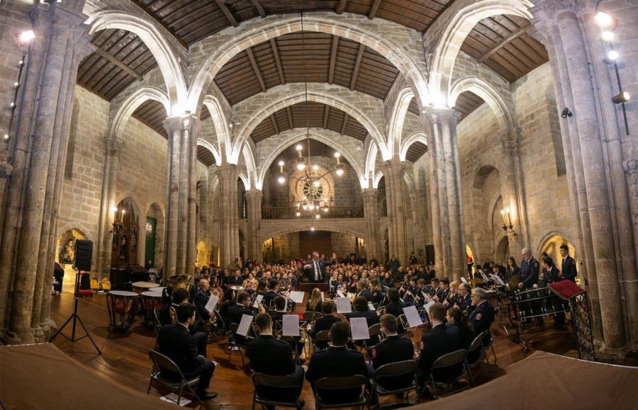 El concierto Cidade de Betanzos, antesala de las celebraciones de San Roque