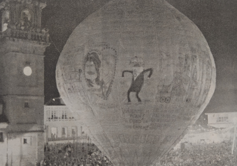 Hace 25 años: 50.000 personas ven elevarse el globo de Betanzos