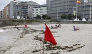 Prohibido el baño en las playas de A Coruña por la presencia de carabelas portuguesas