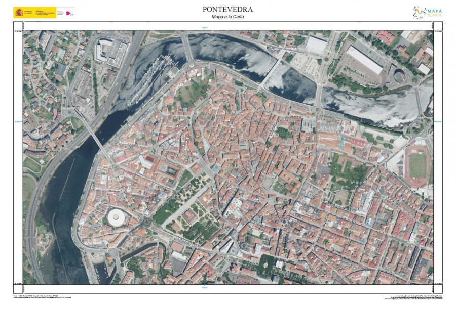 La Casa del Mapa de A Coruña ofrece impresiones de planos personalizados