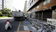 La ronda peatonal de A Coruña gana espacio y ya se acerca a la Sagrada Familia