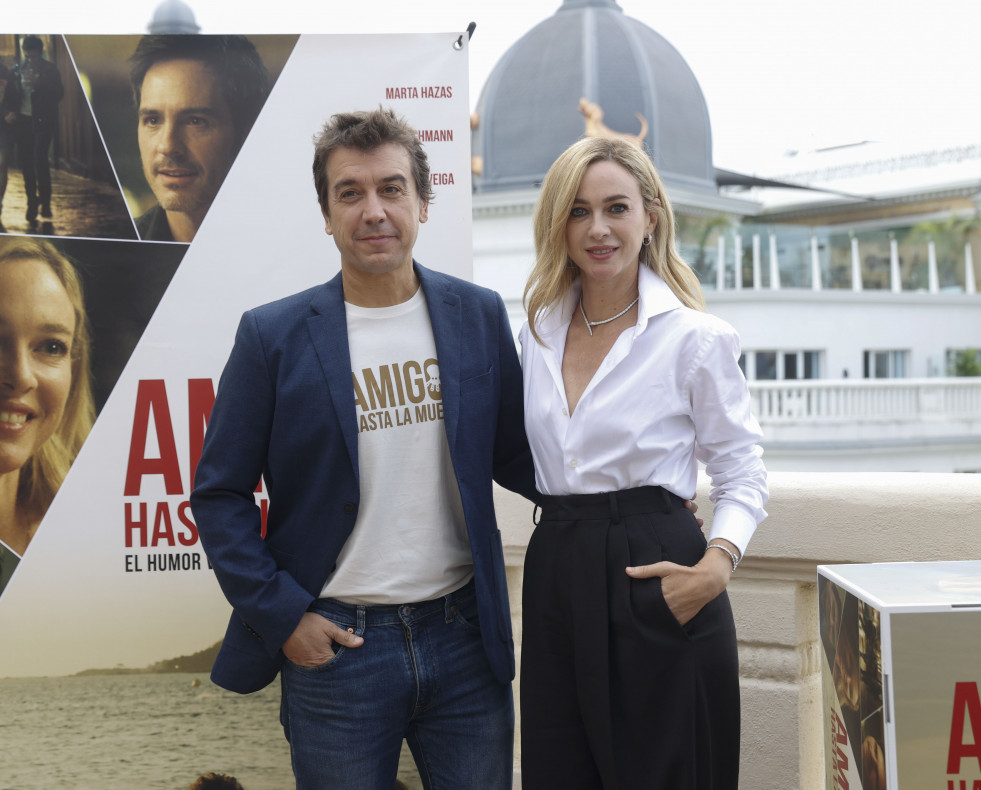 Javier Veiga y Marta Hazas