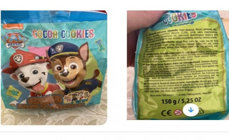 Retiran del mercado galletas de cacao La Patrulla Canina