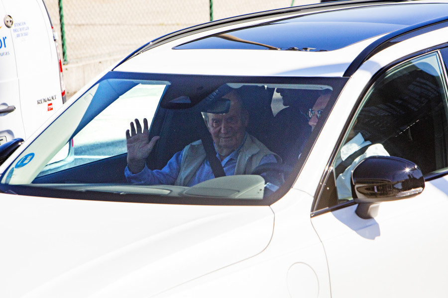 Juan Carlos I afronta en Sanxenxo su tercera visita a España este año