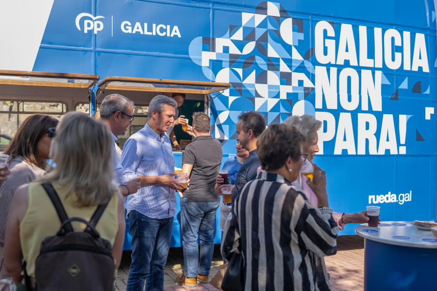 Rueda inicia en Silleda la nueva campaña del PPdeG 'Galicia non para!'