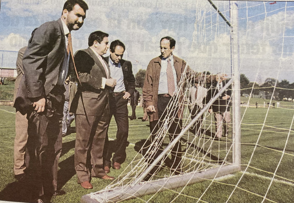 Eduardo Lamas, Lendoiro, Paco Melo e Irureta 1998