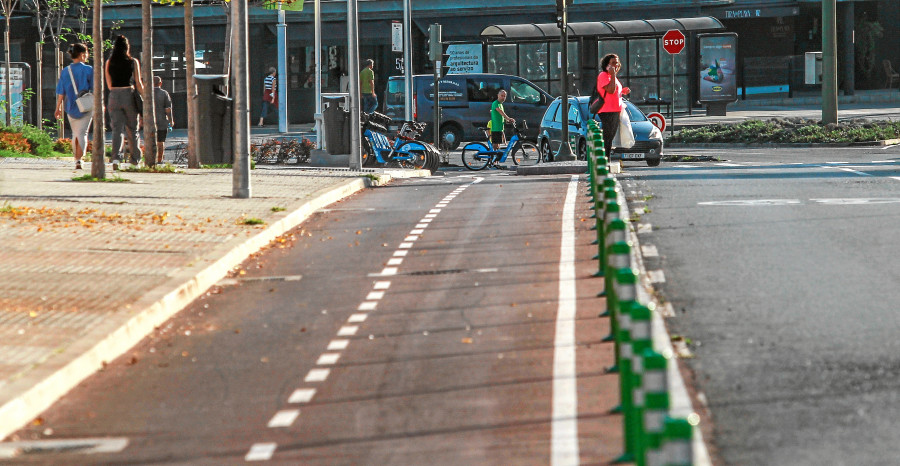 A Coruña tiene más del doble de carril bici que hace cuatro años, 50 kilómetros