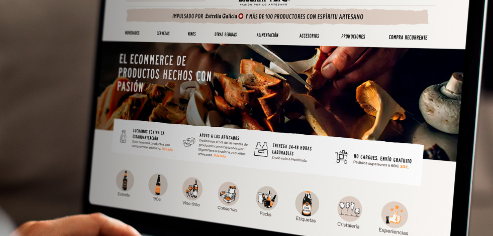 Bigcrafters.com acoge ya a más de un centenar de productores con espíritu artesano