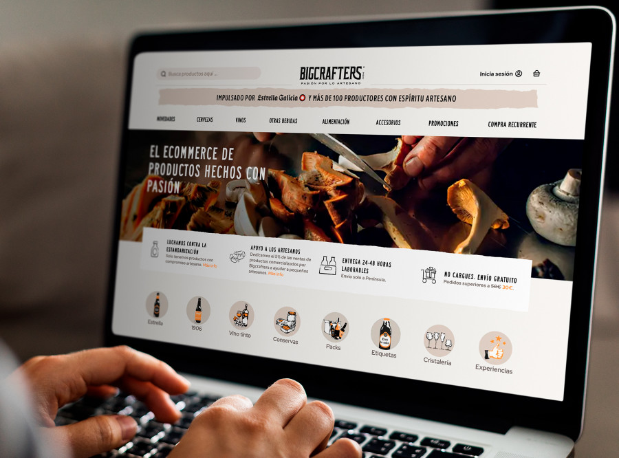 Bigcrafters.com acoge ya a más de un centenar de productores con espíritu artesano