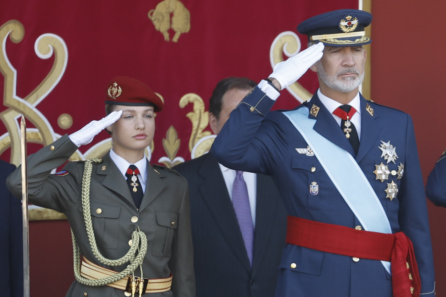 La princesa Leonor se estrenará en la Pascua Militar vestida de cadete