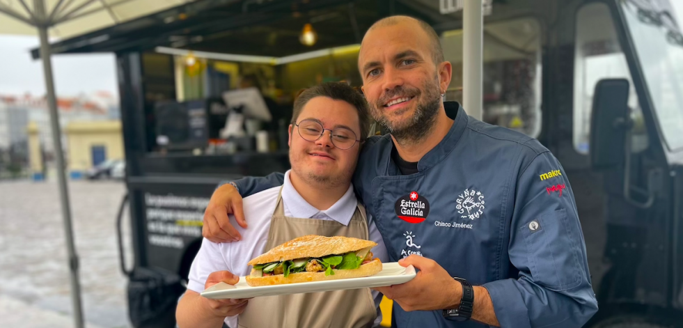 El Quiosco Down lanza el último bocadillo gourmet de calamares versionado por Chisco Jiménez