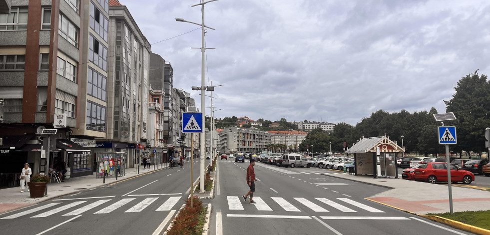 Sada implanta la Zona ORA con tres áreas por colores para aparcar: roja, naranja y verde