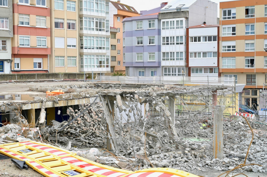 Las demoliciones en el mercado de Monte Alto acabarán en noviembre