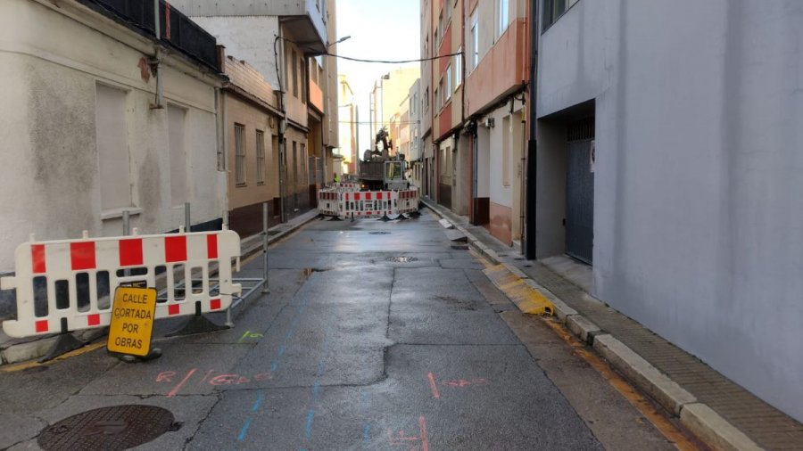 A Coruña concluye el saneamiento de la calle Touro, en Monte Alto