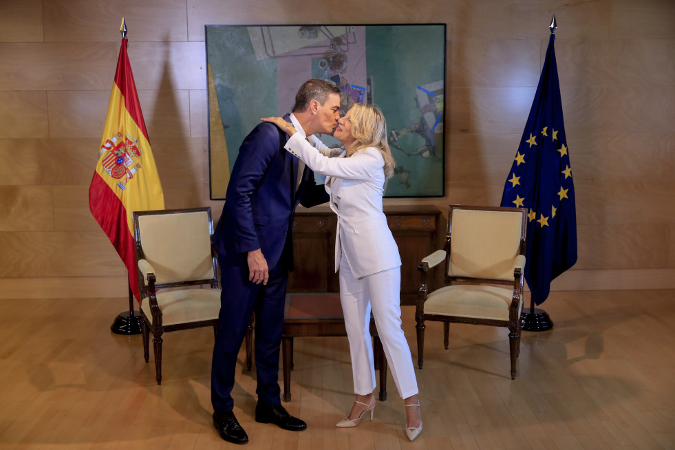 Pedro Sánchez y Yolanda Díaz @EFE