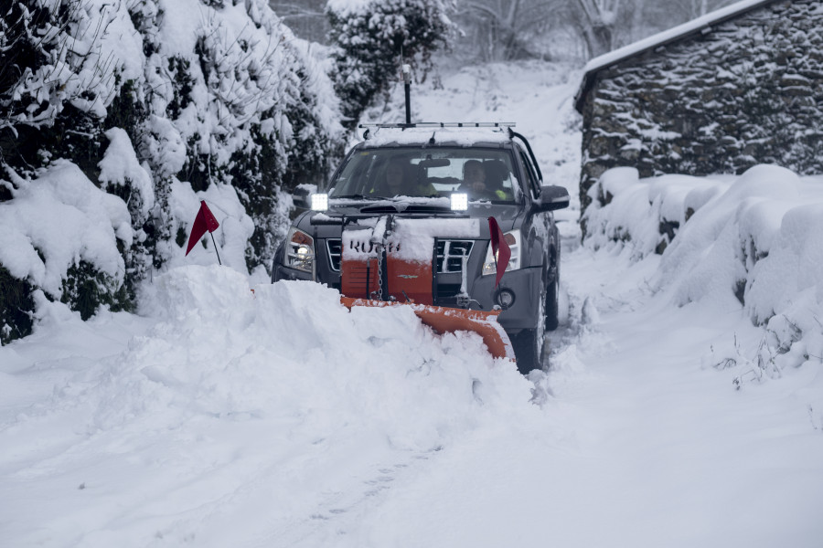 Activo el Plan de Vialidade Invernal en las carreteras de Lugo y Ourense