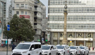 El Halloween de A Coruña contó con un refuerzo de taxis superior a cualquier otra fecha