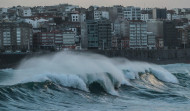 Olas de diez metros y vientos huracanados en una nueva jornada de ciclogénesis