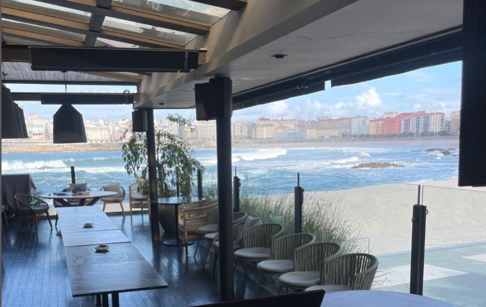 Los restaurantes frente al mar también son para el invierno