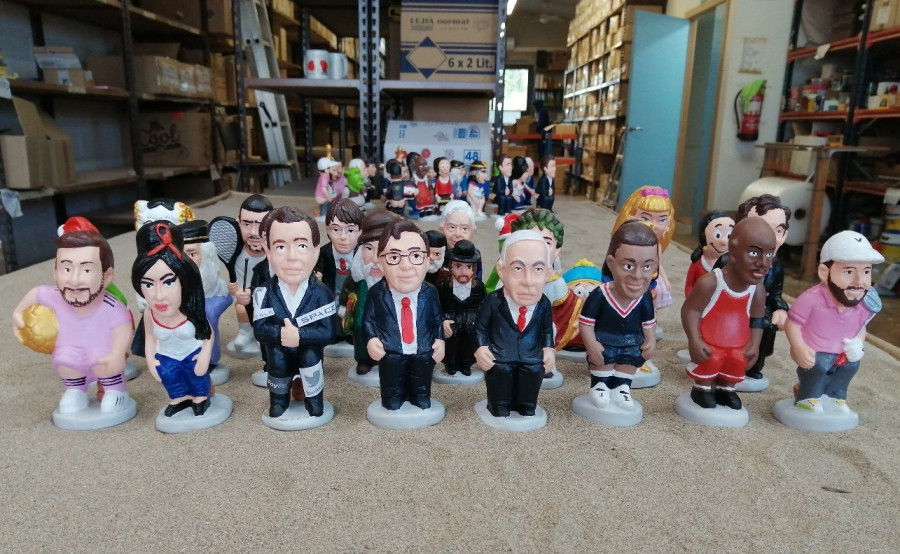 Netanyahu, Bizarrap, Mbappé, Rahm y Verstappen se incorporan a la colección de caganers