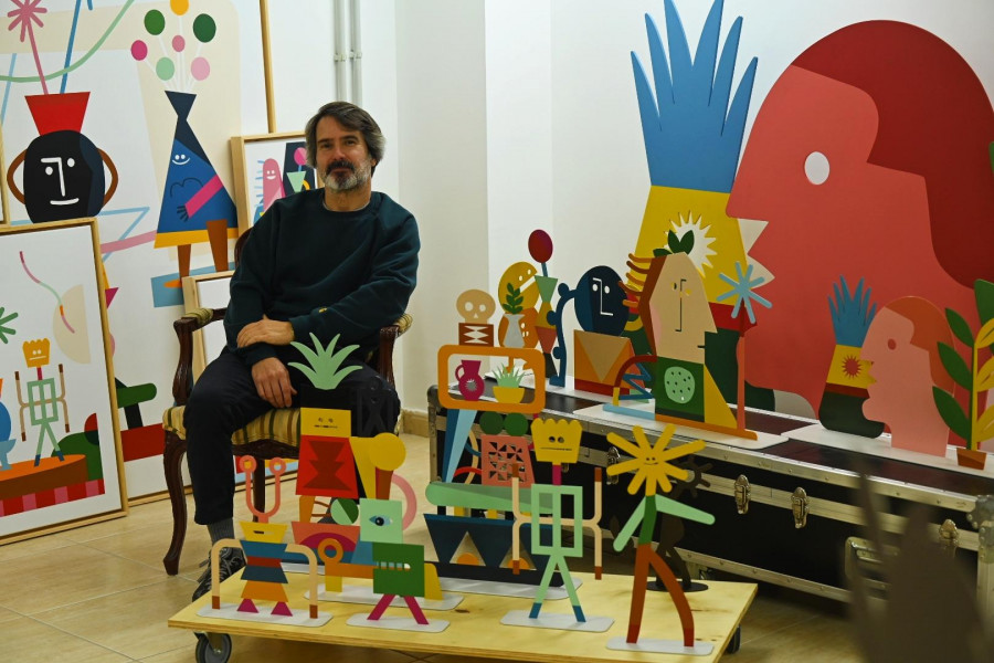 Héctor Francesch, 25 años de arte en A Coruña