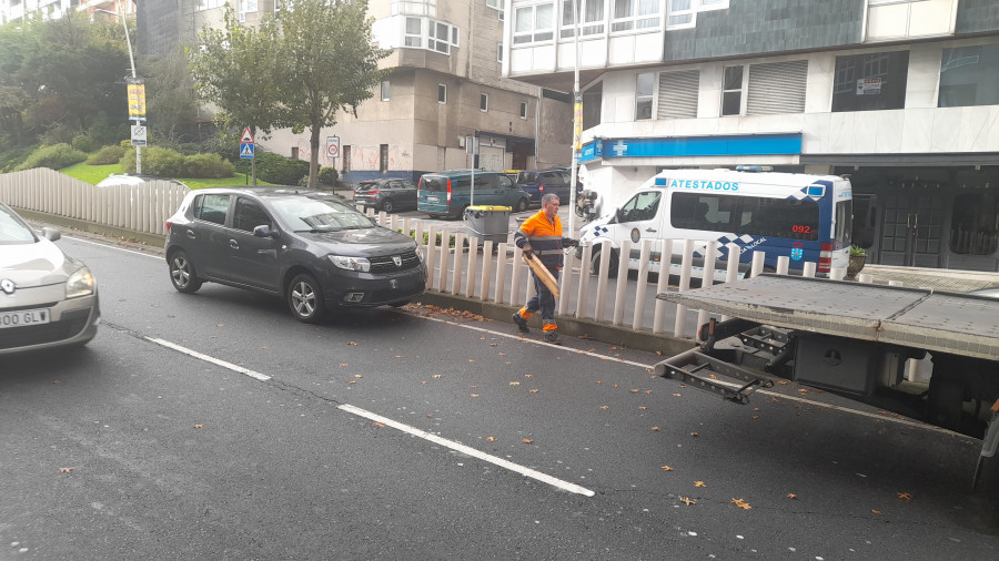 Un peatón resulta atropellado por una rueda suelta en Alfonso Molina