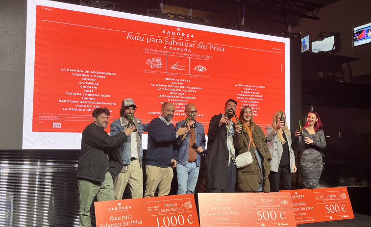 Taberna 5 Mares, Surrey y La Cantina del Almacén, establecimientos ganadores de “Ruta para Saborear Sin Prisa”