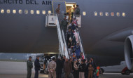 Llegan a la Base de Torrejón 139 españoles evacuados de Gaza, entre ellos 67 menores