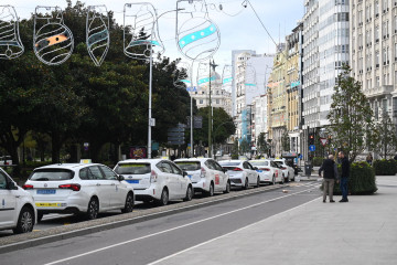 Taxis en el obelisco