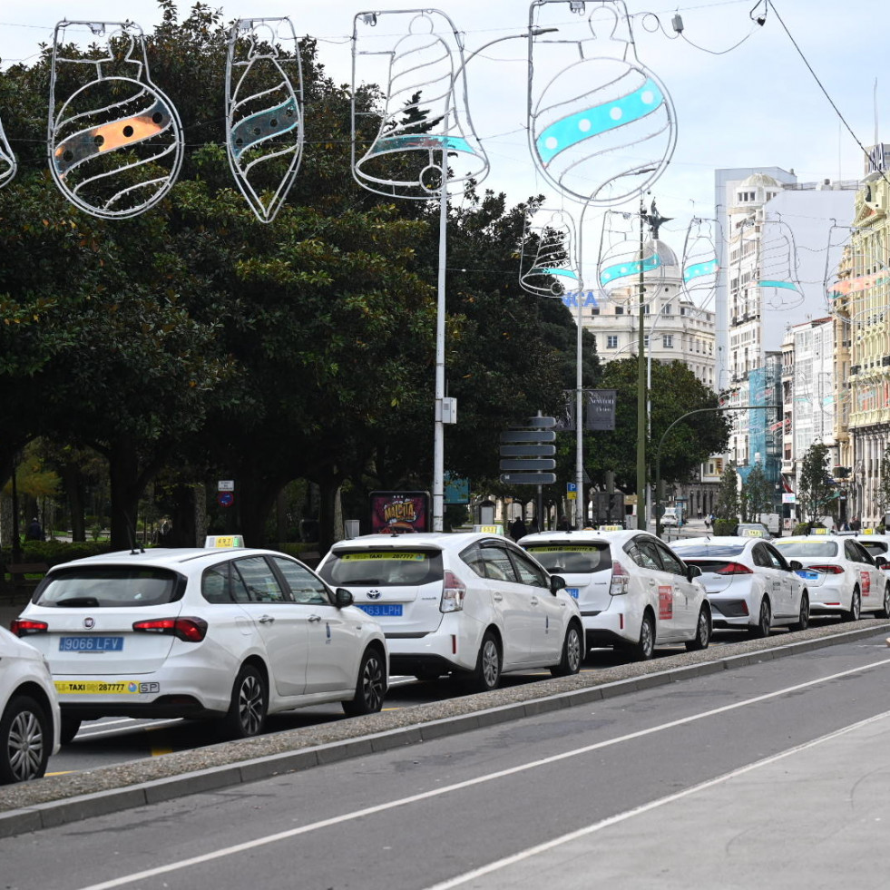 ¿Hacen falta más taxis en A Coruña? El sector considera que hay suficientes