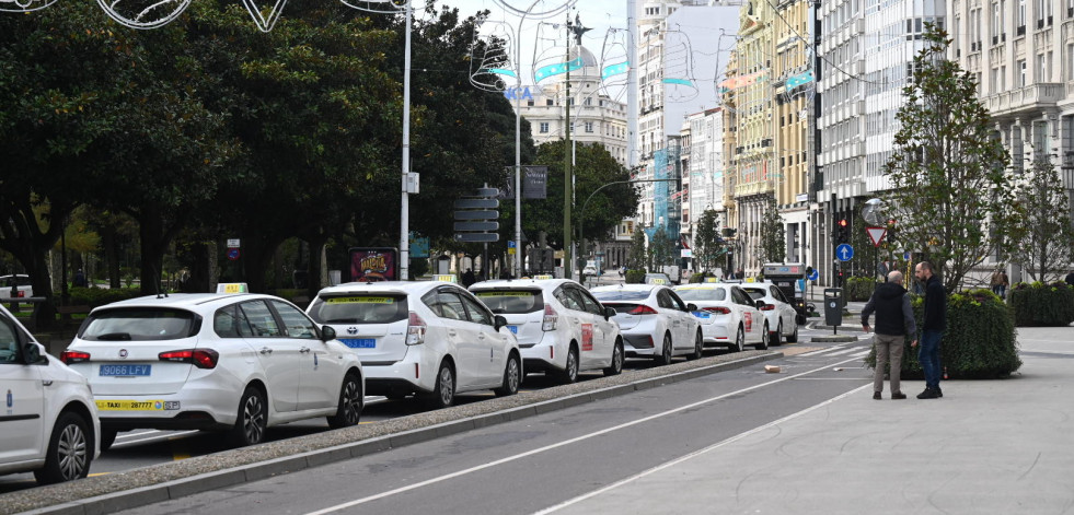 ¿Hacen falta más taxis en A Coruña? El sector considera que hay suficientes