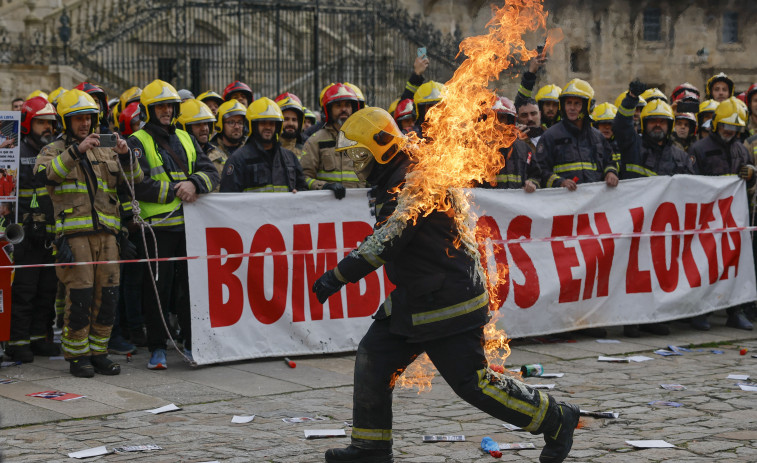 Los bomberos comarcales iniciarán una huelga de hambre cuando Rueda convoque elecciones