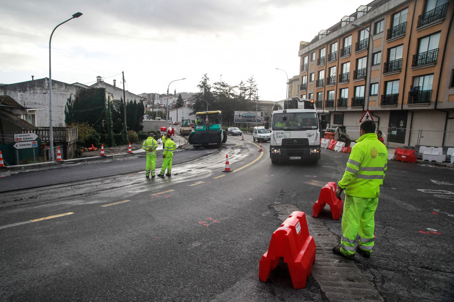 Las obras de A Magdalena obligan a cortar la circulación en parte de Fraga Iribarne