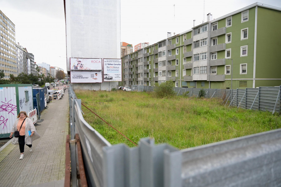 El último solar vacío de la avenida de Arteixo albergará un edificio de treinta viviendas