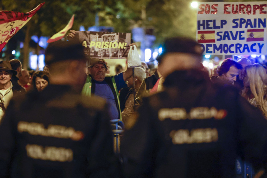 Detenido el líder de Democracia Nacional en Madrid por los disturbios en Ferraz